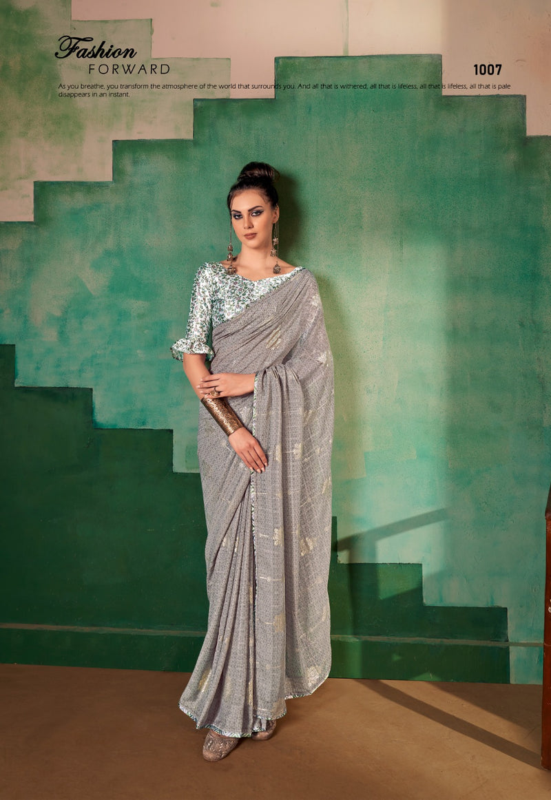 Beautiful Designer Stavan Sira 1001 To 1010 Series Indian Traditional Saree
