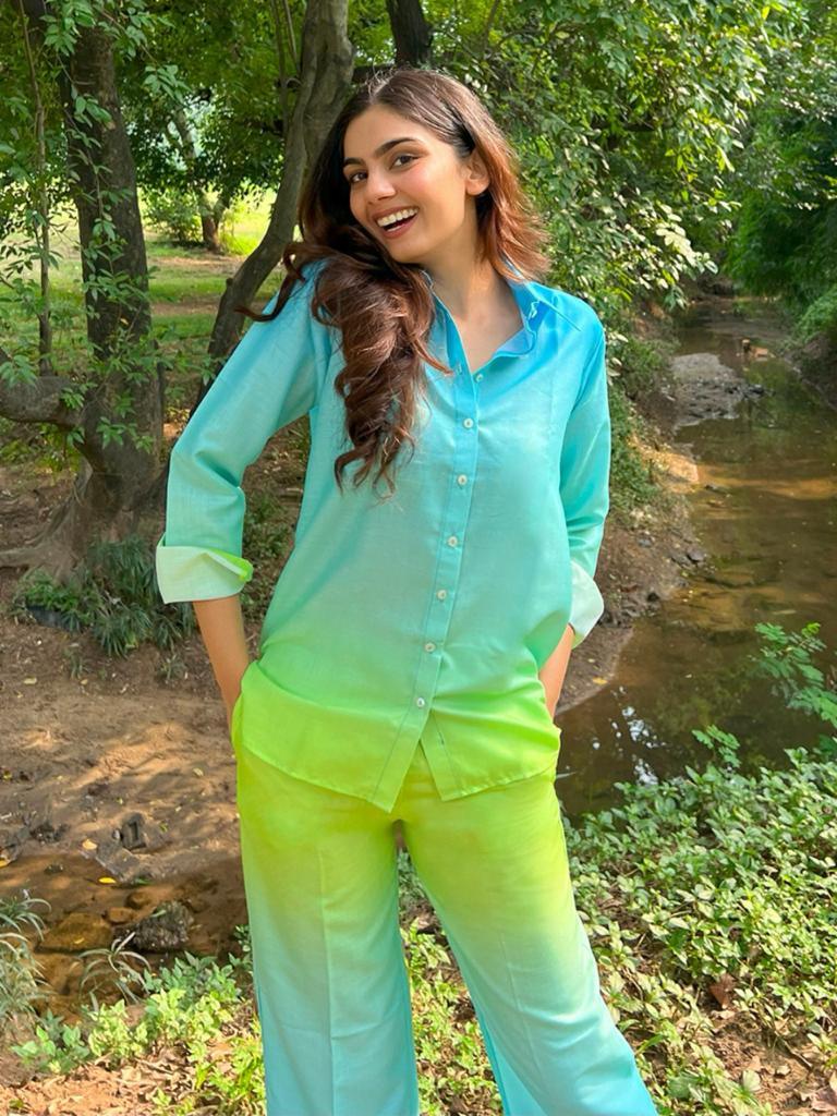 Specially Designed Lycra Co ord-set for Vacay mode