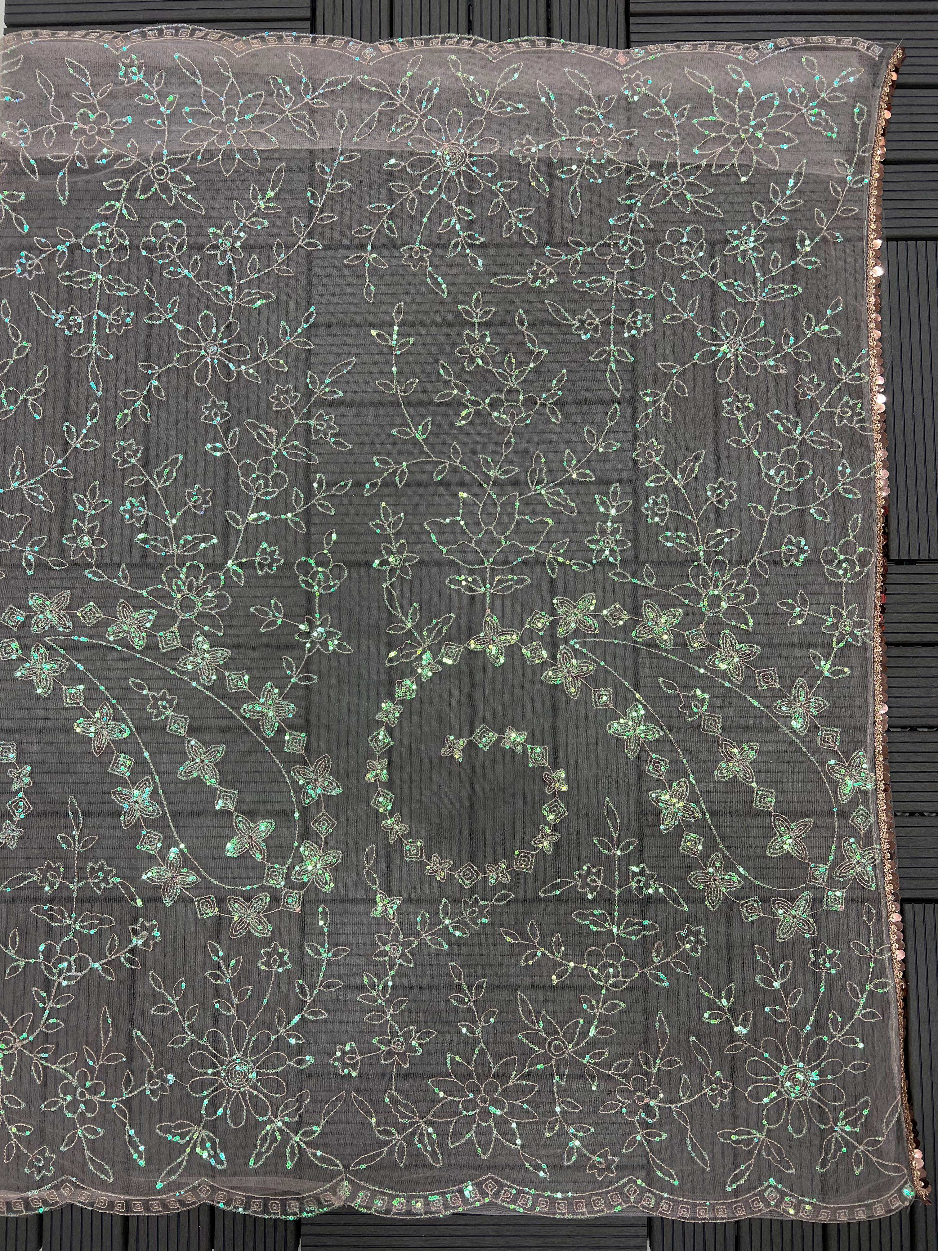 Beautiful Designer Heavy Georgette Exclusive Sequanc Saree Design 5300