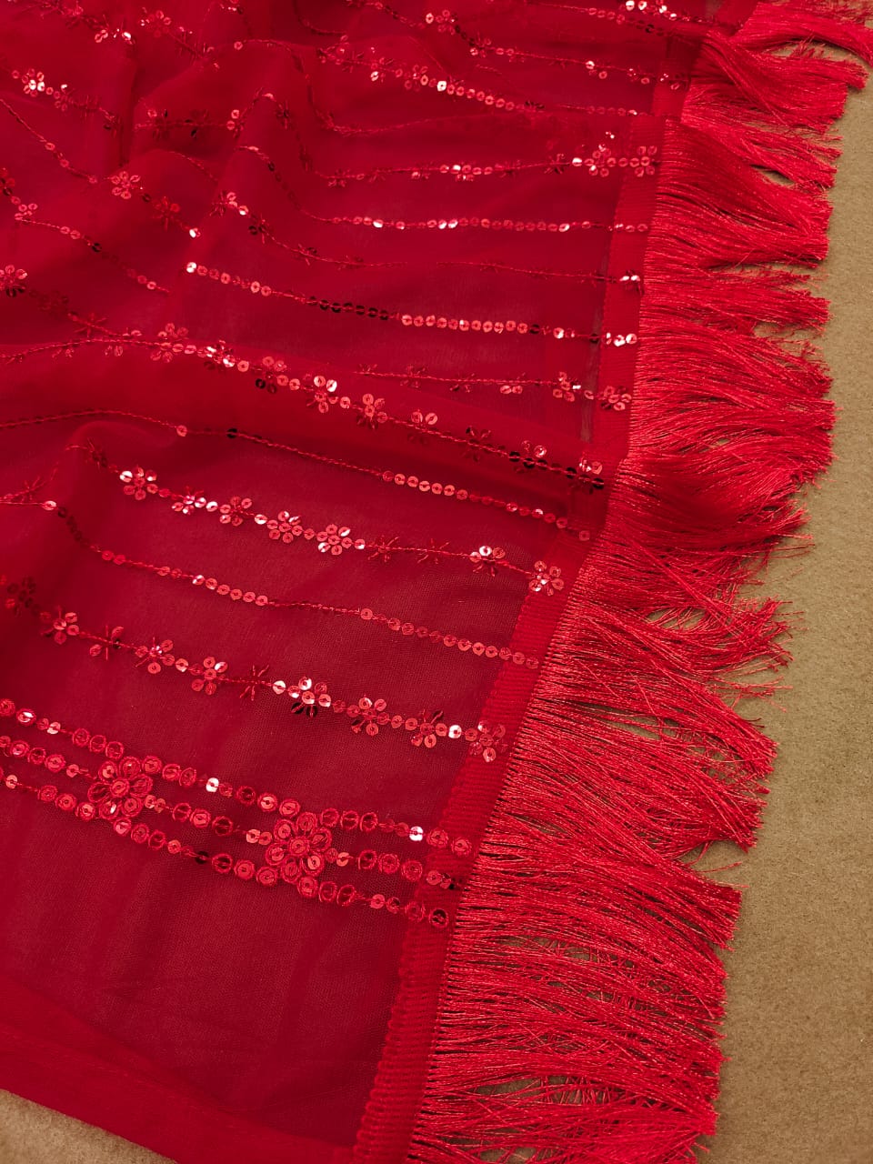 Beautiful Designer Heavy Butterfly Net Exclusive Sequanc Saree Design 5055