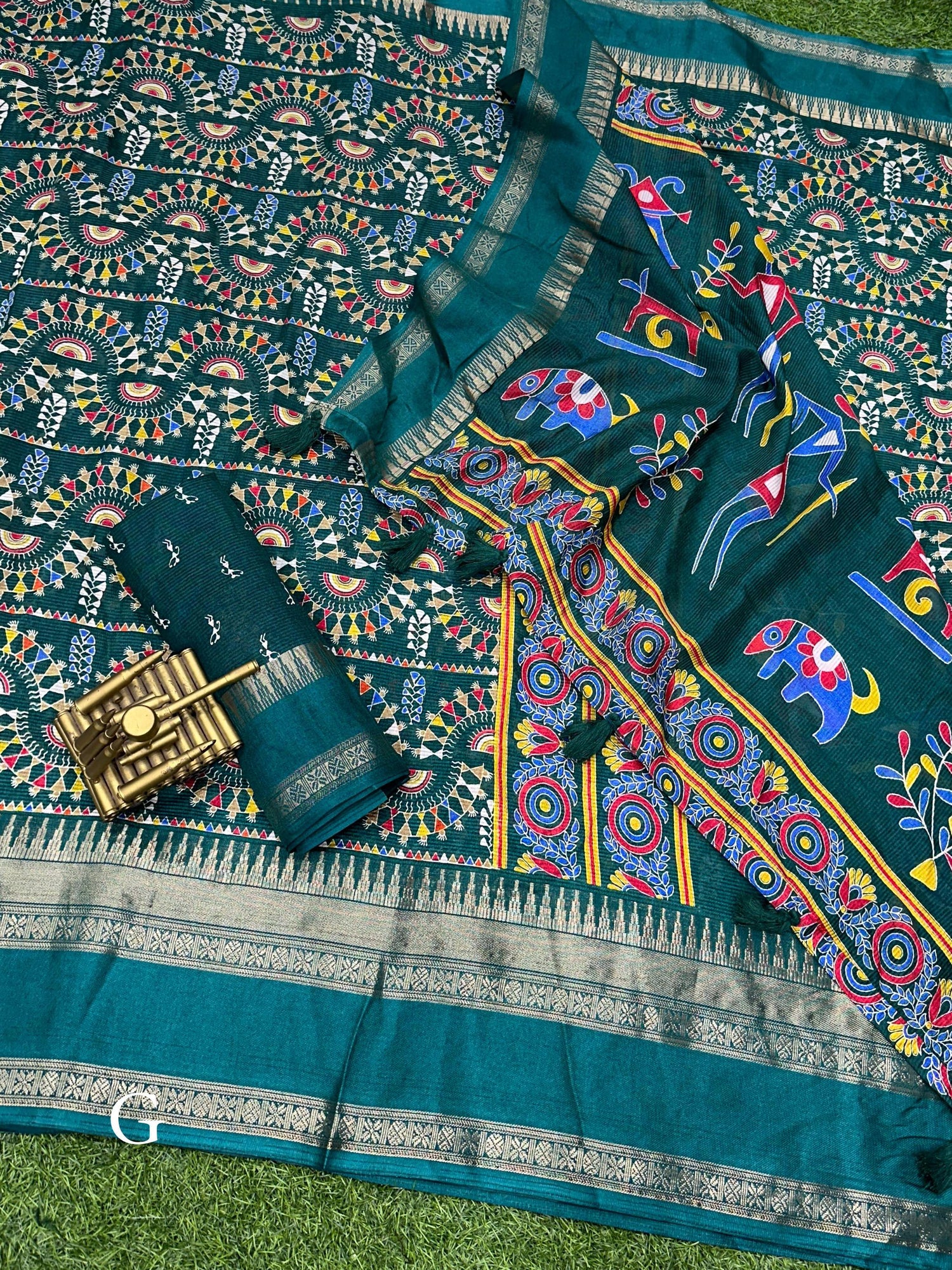 Beautiful Designer Chaitra Kalamkari Print Saree (699X07)