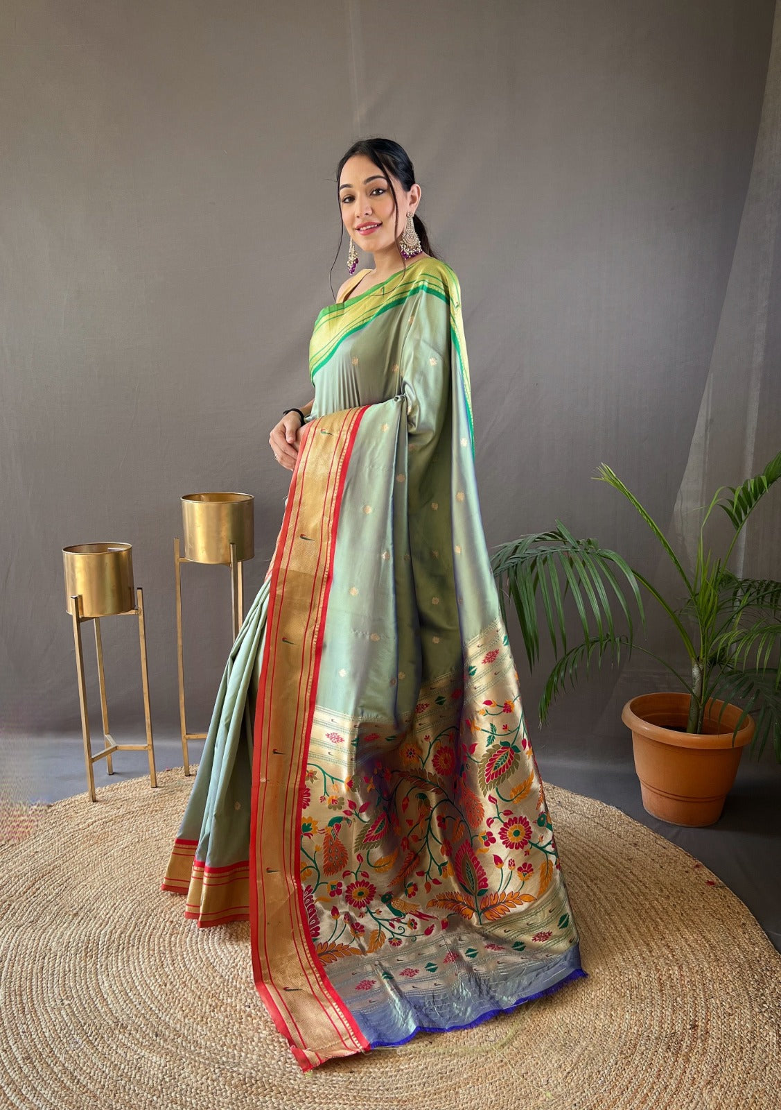 Beautiful Designer Kamal Paithani Weaving Saree