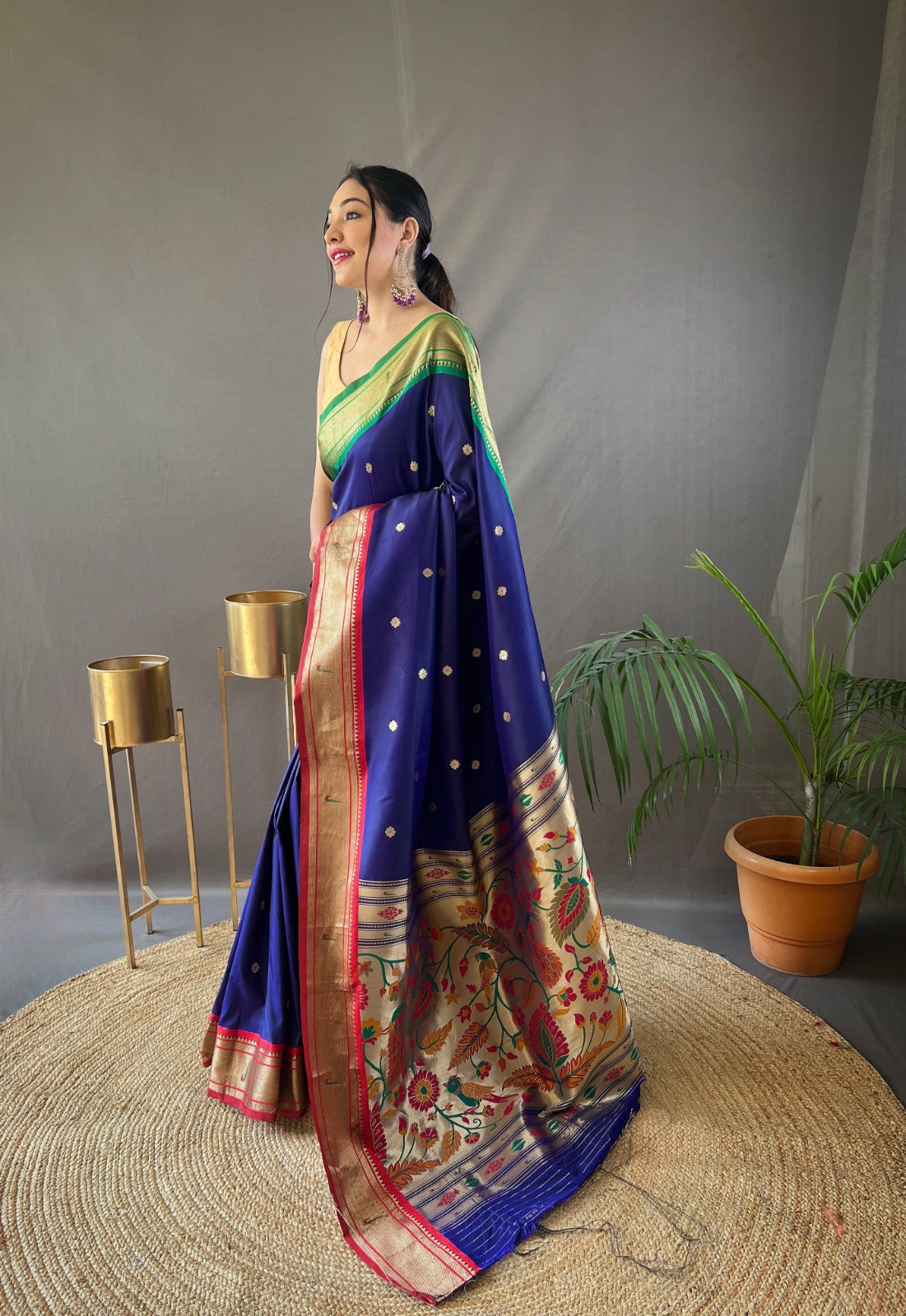 Beautiful Designer Kamal Paithani Weaving Saree