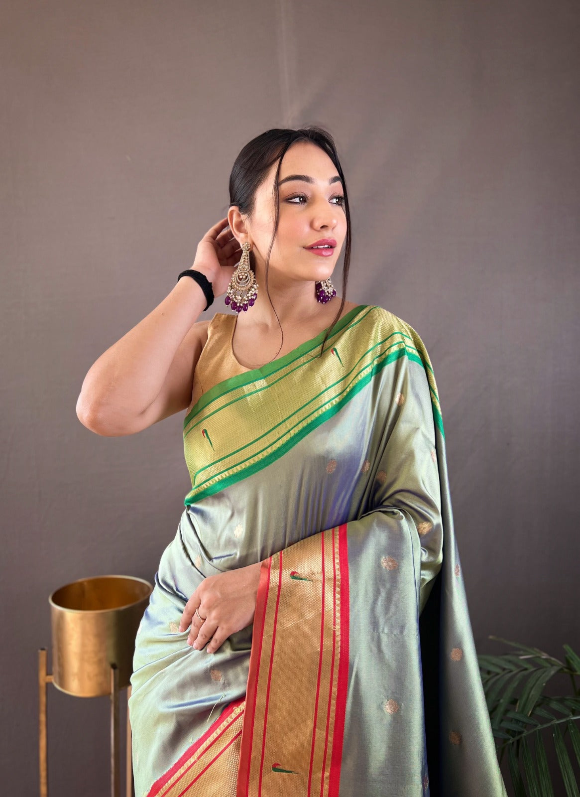 Beautiful Designer Kamal Paithani Weaving Saree