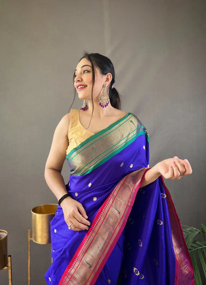 Beautiful Designer Kamal Paithani Weaving Saree