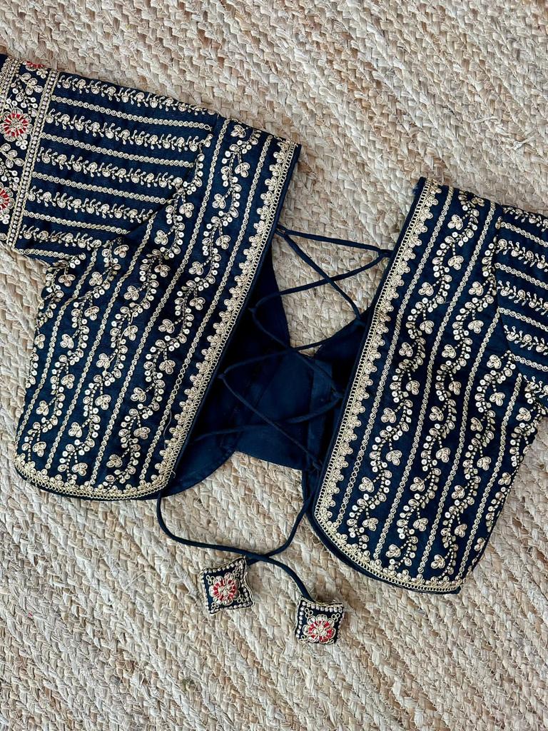 Designer Karishma 21 Inch Long Sleeves Bridal Blouse