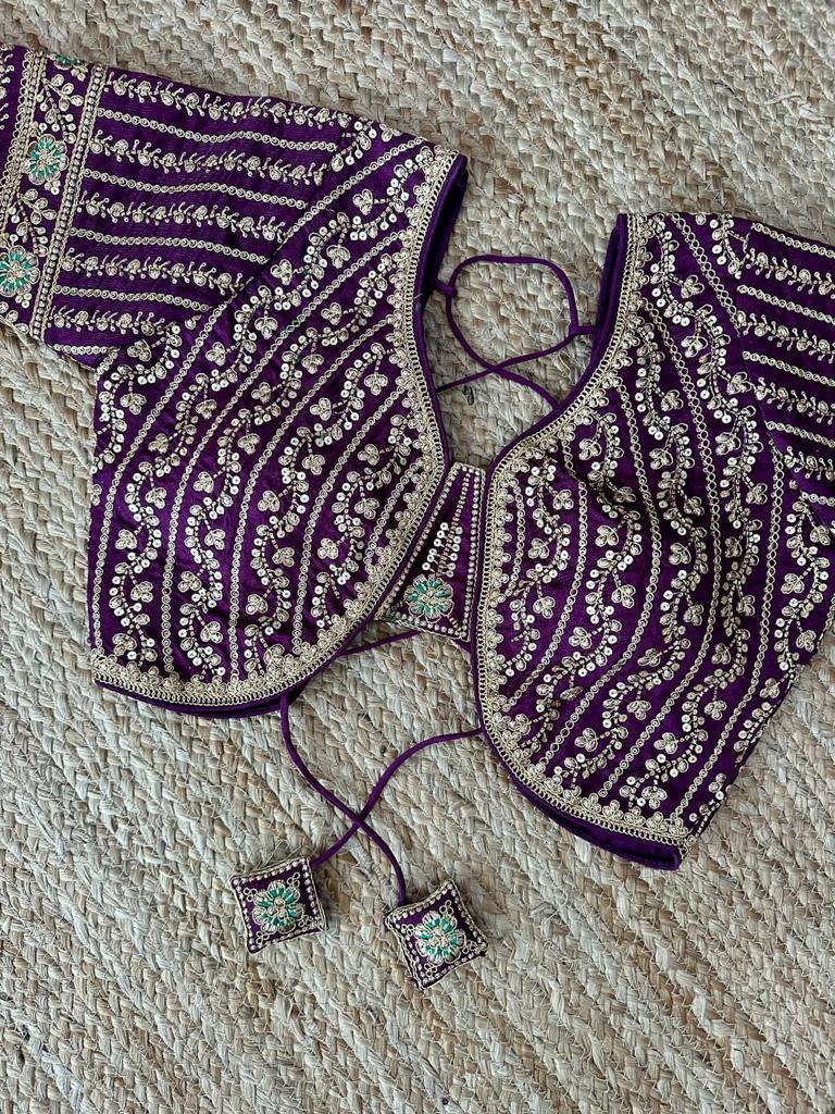 Designer Karishma 21 Inch Long Sleeves Bridal Blouse