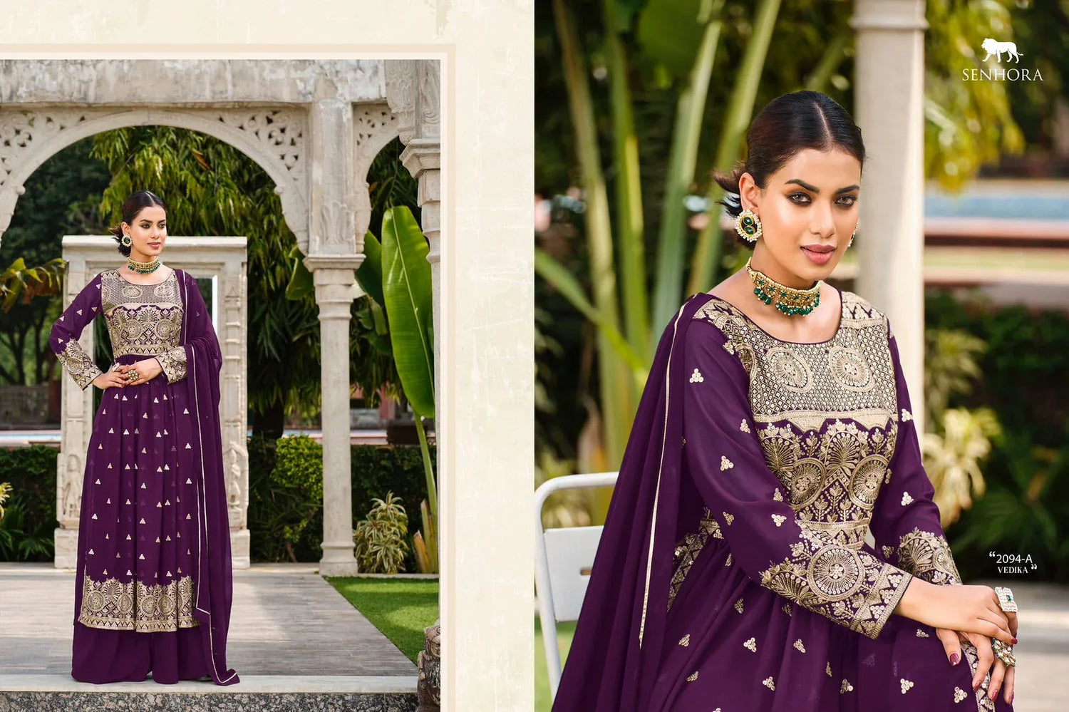 Senhora Vedika 2094 To 2095 Latest Designer Salwar Suit (2095x04)