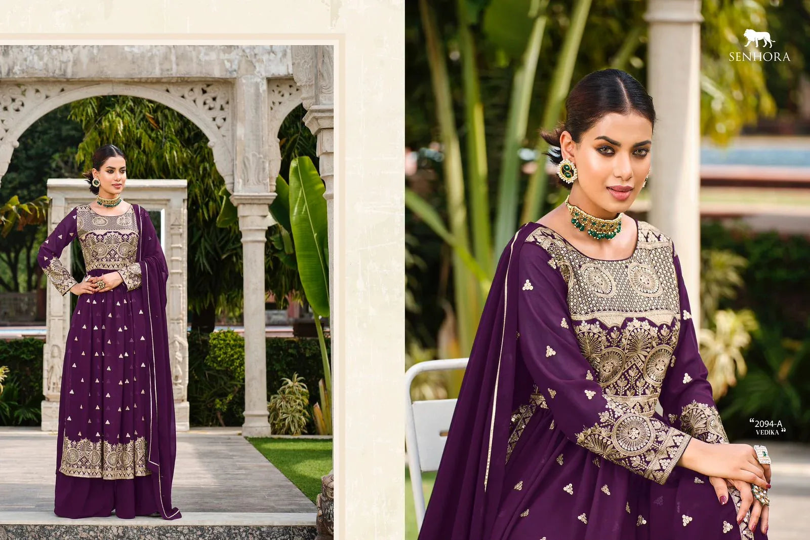 Senhora Vedika 2094 To 2095 Latest Designer Salwar Suit (2095x04)