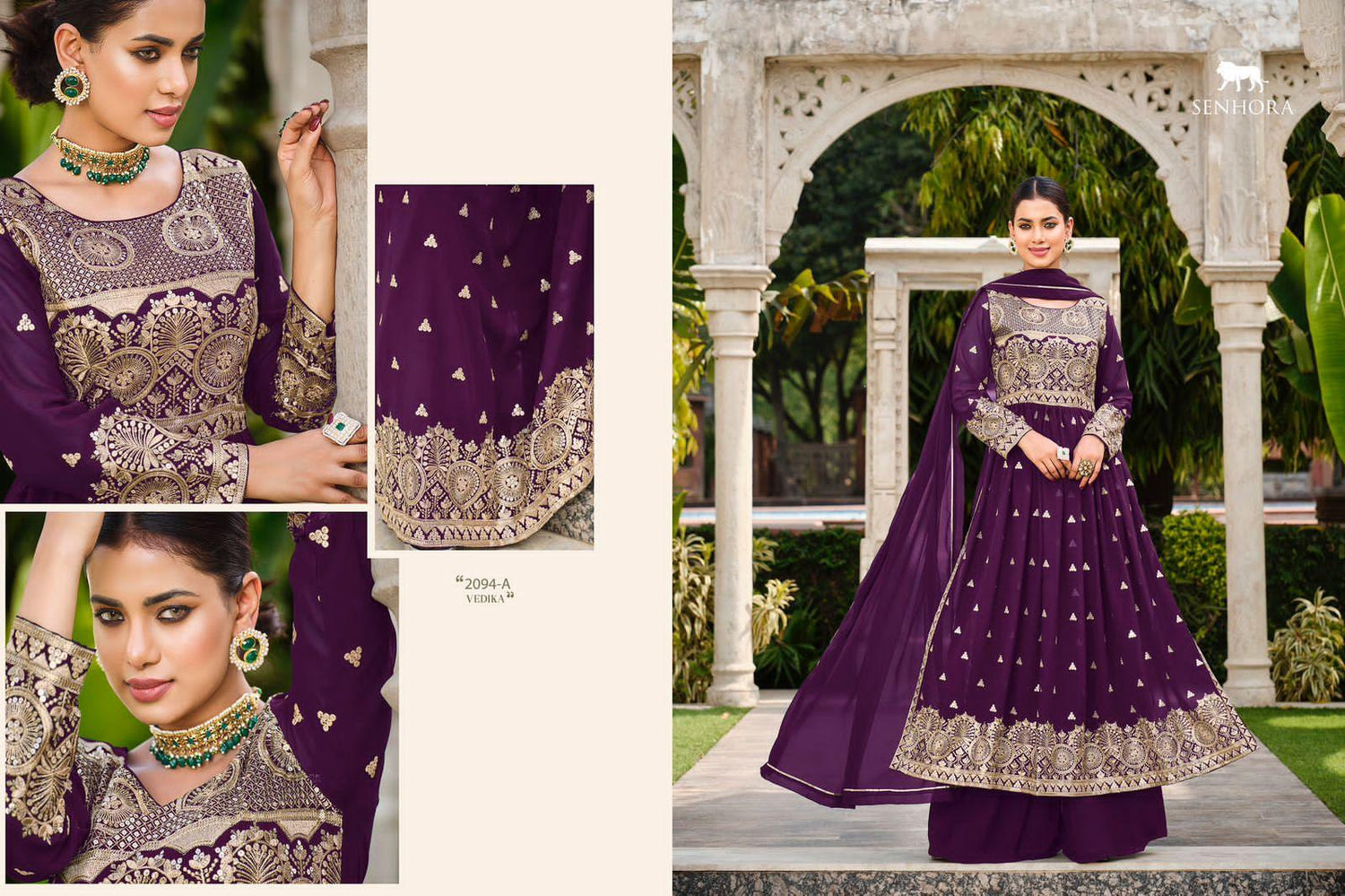 Senhora Vedika 2094 To 2095 Latest Designer Salwar Suit (2095x04)