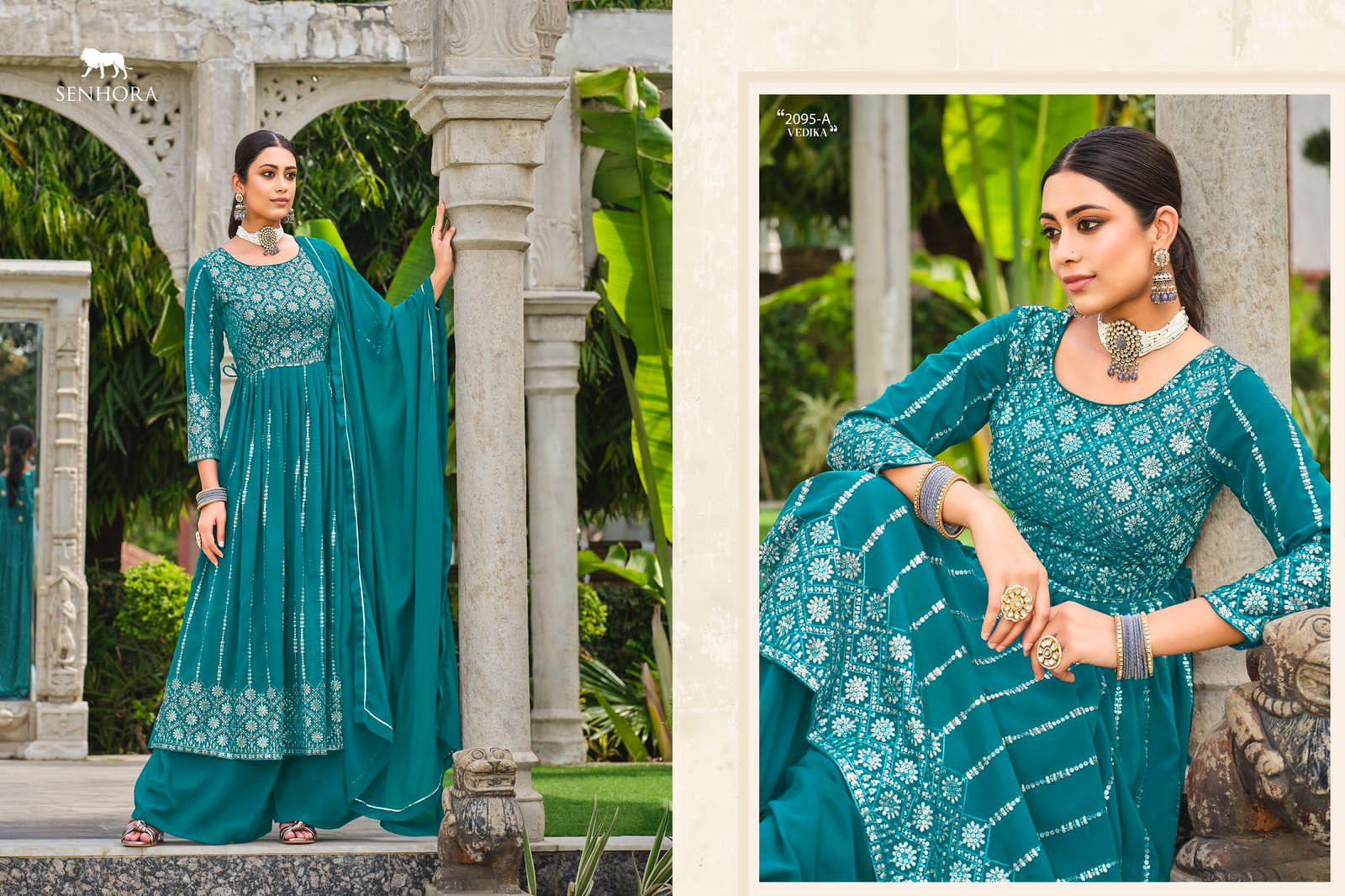Beautiful Premium Vedika Latest Designer Salwar Suit Design 2095