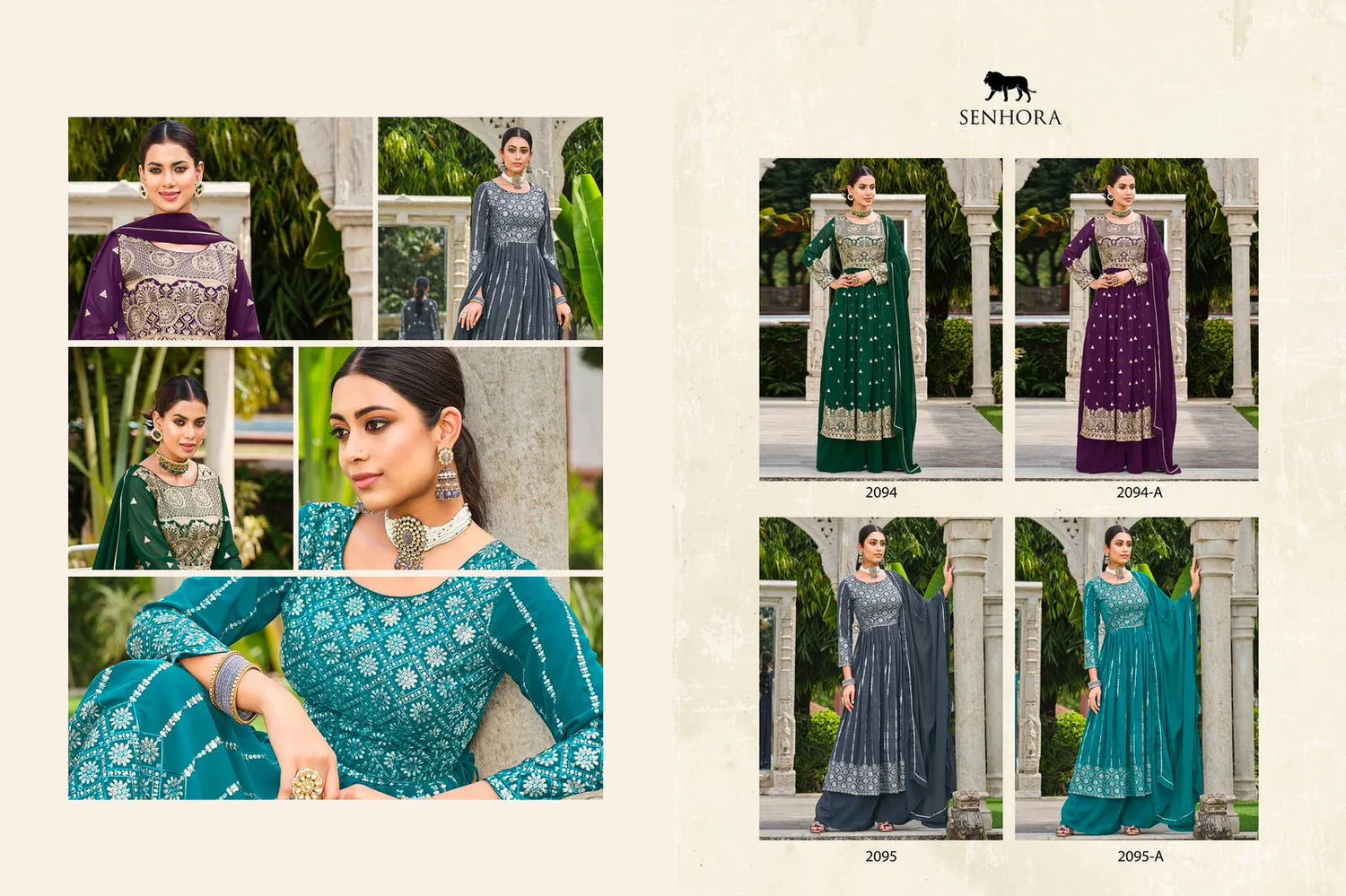 Senhora Vedika 2094 To 2095 Latest Designer Salwar Suit (2095x04)