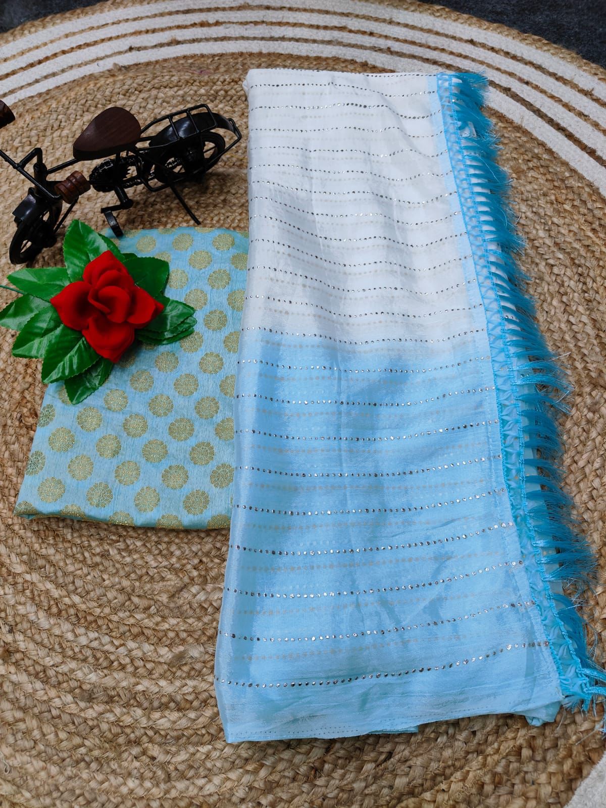 Pankhi Heavy Chanderi Silk With Jac Work Design 423