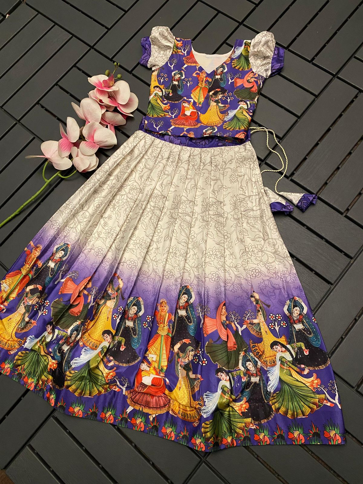 Crop top design dress sale