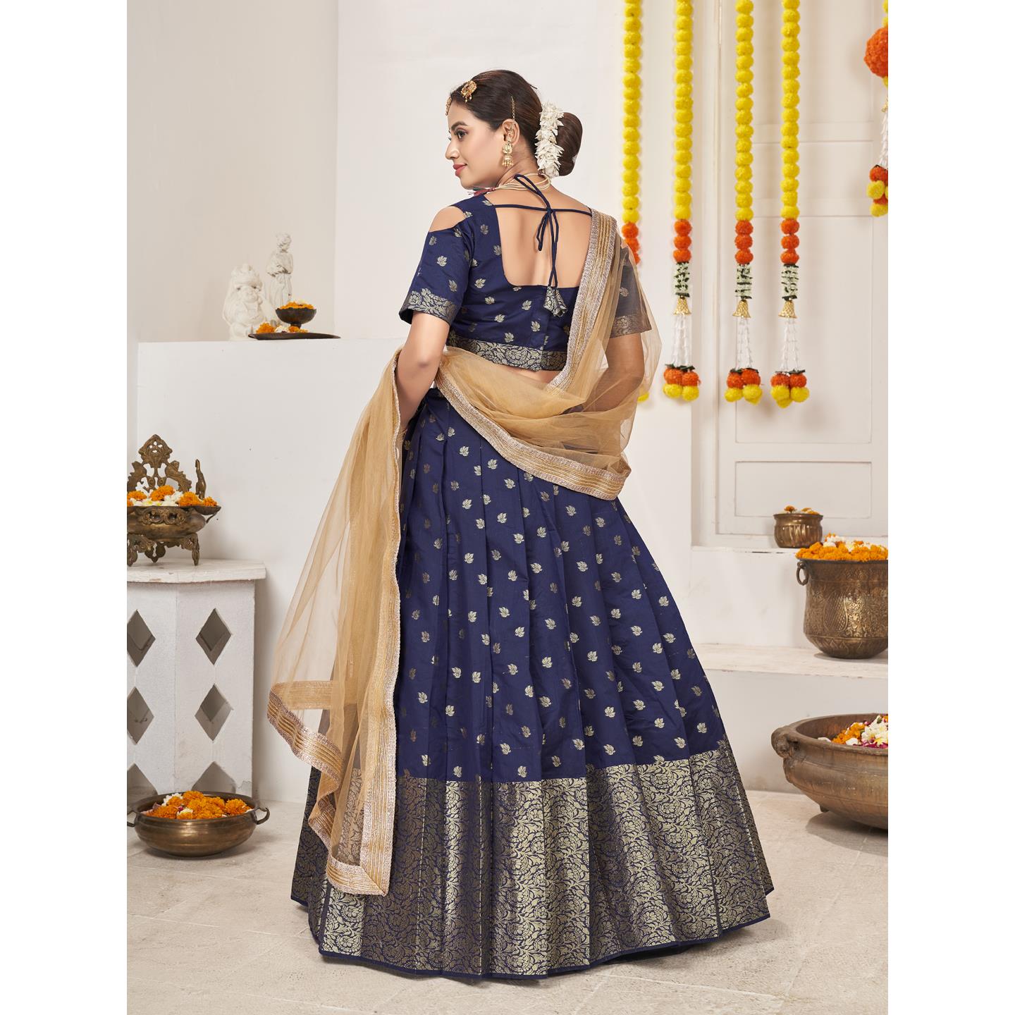 Beautiful Designer Premium Banarasi Lehenga Choli