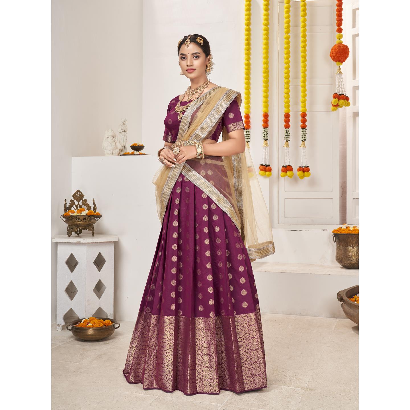 Beautiful Designer Premium Banarasi Lehenga Choli