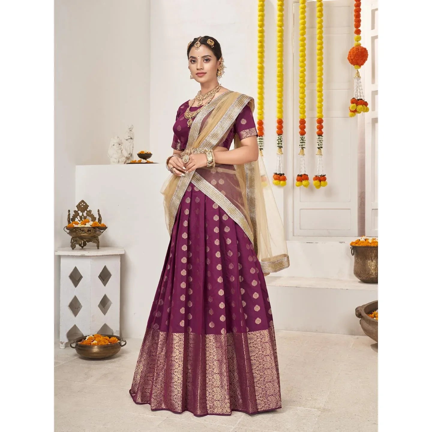 Beautiful Designer Premium Banarasi Lehenga Choli