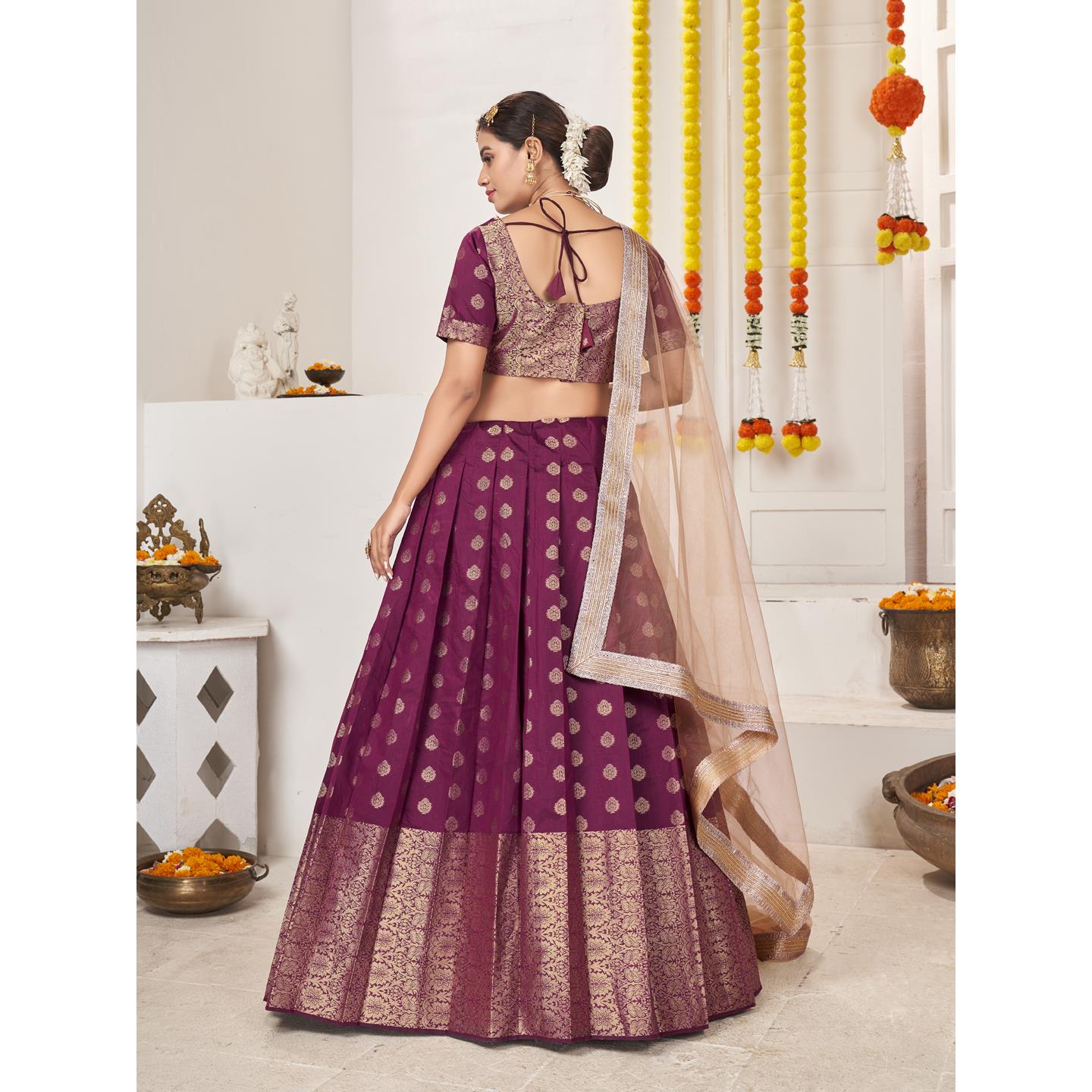 Beautiful Designer Premium Banarasi Lehenga Choli
