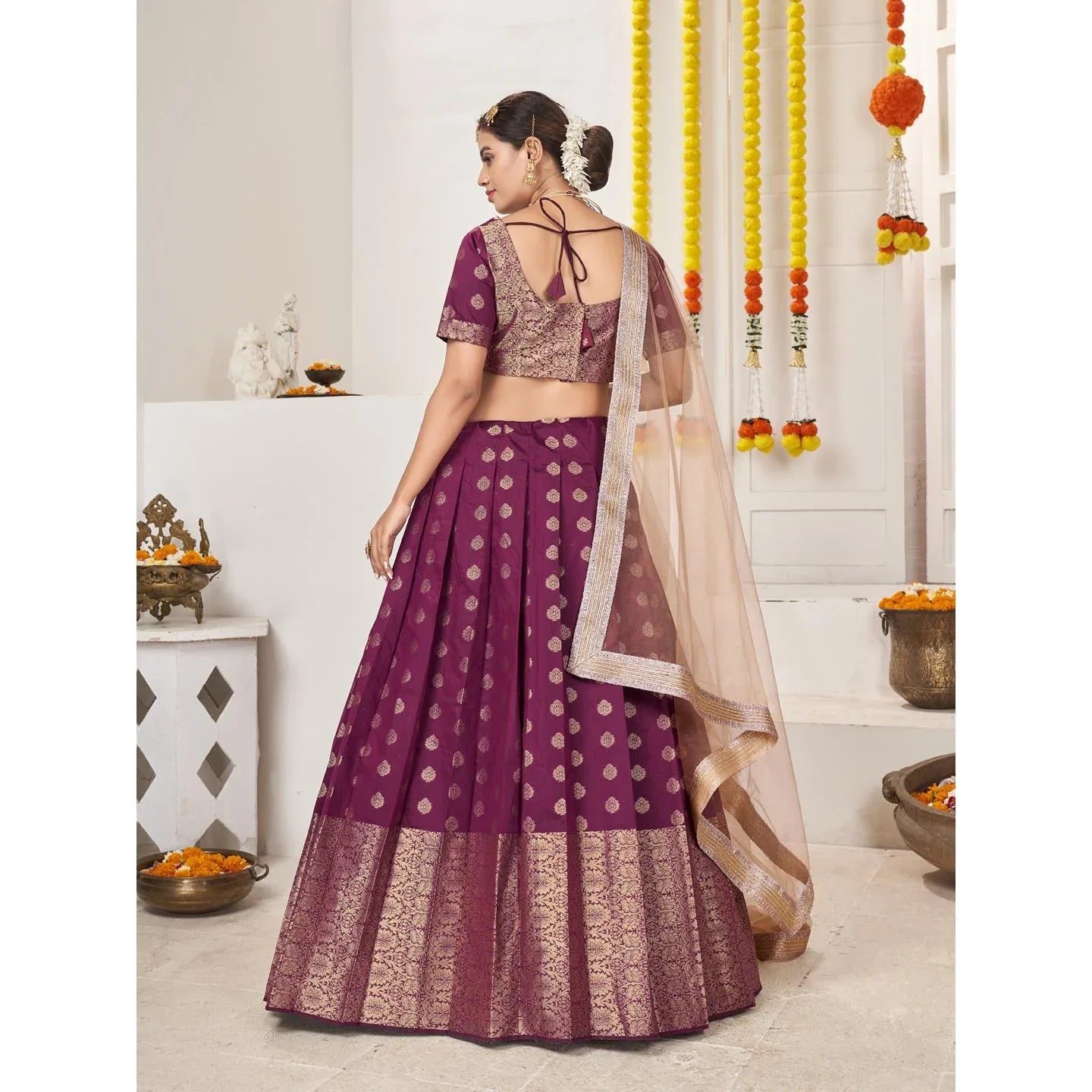 Beautiful Designer Premium Banarasi Lehenga Choli