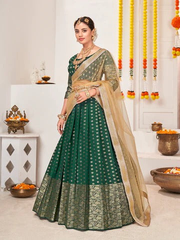 Beautiful Designer Premium Banarasi Lehenga Choli