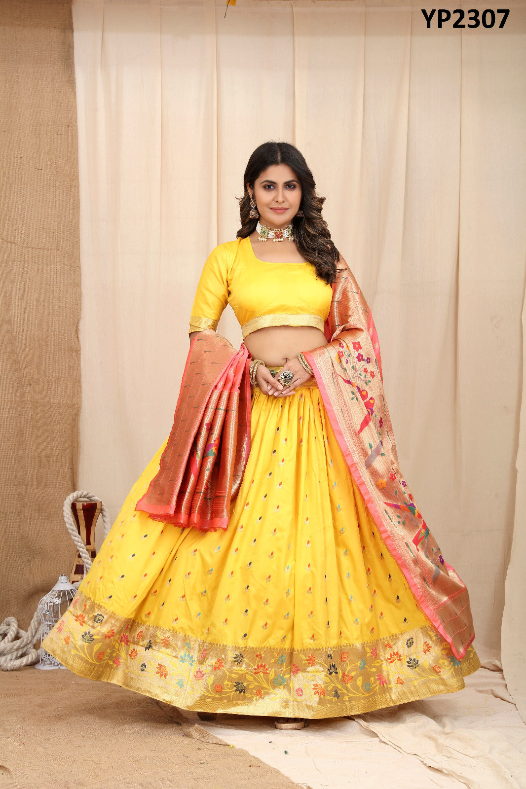 Beautiful Designer Traditional Banarasi Lehenga choli.