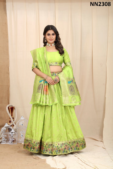 Beautiful Designer Traditional Banarasi Lehenga choli.