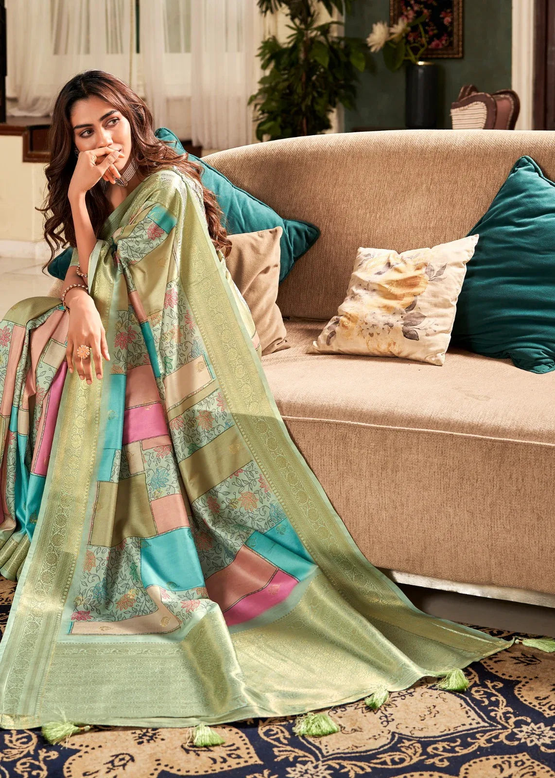 Beautiful Designer Rajpath Shrinika Soft Silk Digital Print Saree