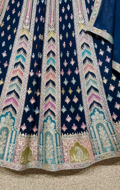 Wedding Designer Heavy Pure Georgette Lehenga Choli