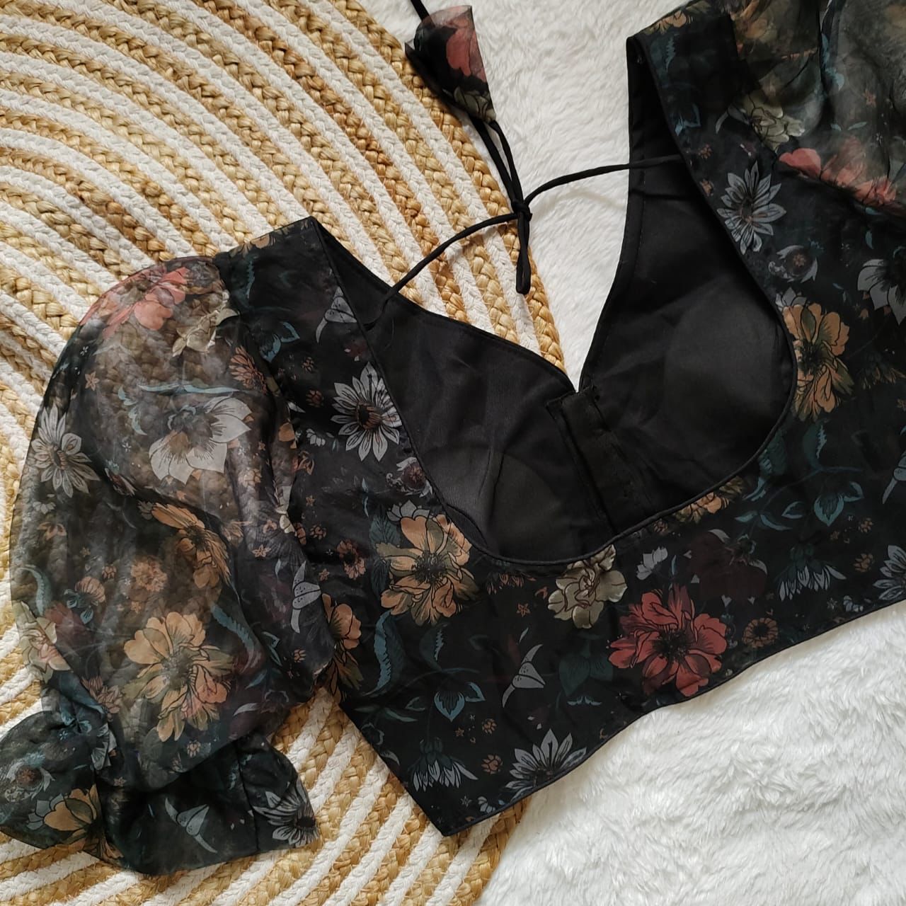 Beautiful Designer Organza silk Blouse