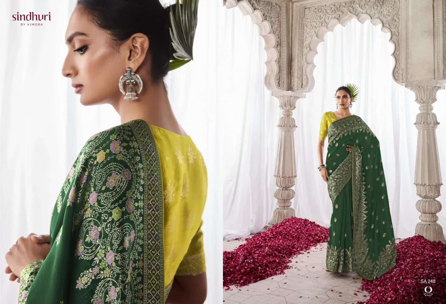 Kimora Asiana Designer Kora Silk Saree Design 248