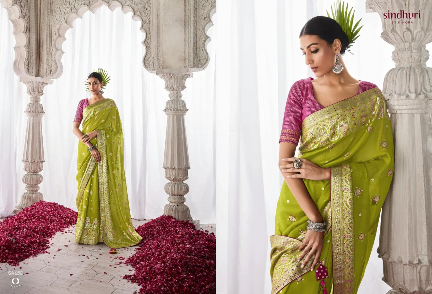 Kimora Asiana Designer Kora Silk Saree Design 252