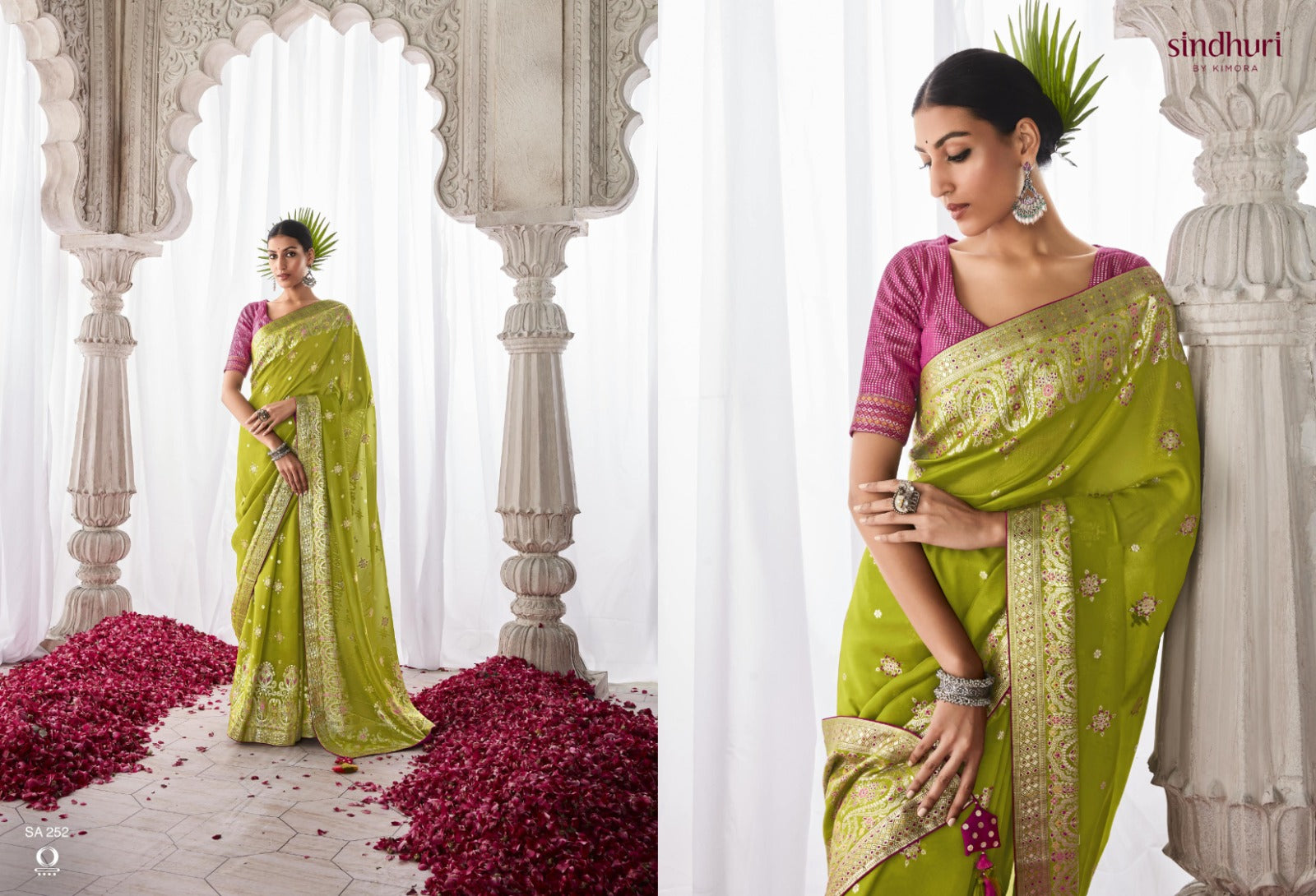 Kimora Asiana Designer Kora Silk Saree Design 252