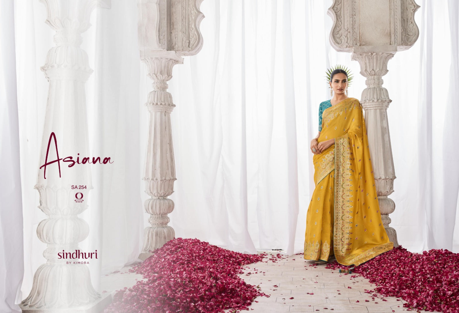 Kimora Asiana Designer Kora Silk Saree Design 254