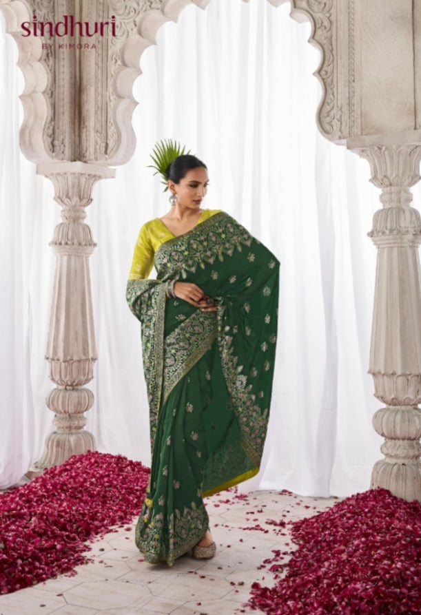 Kimora Asiana Designer Kora Silk Saree Design 248