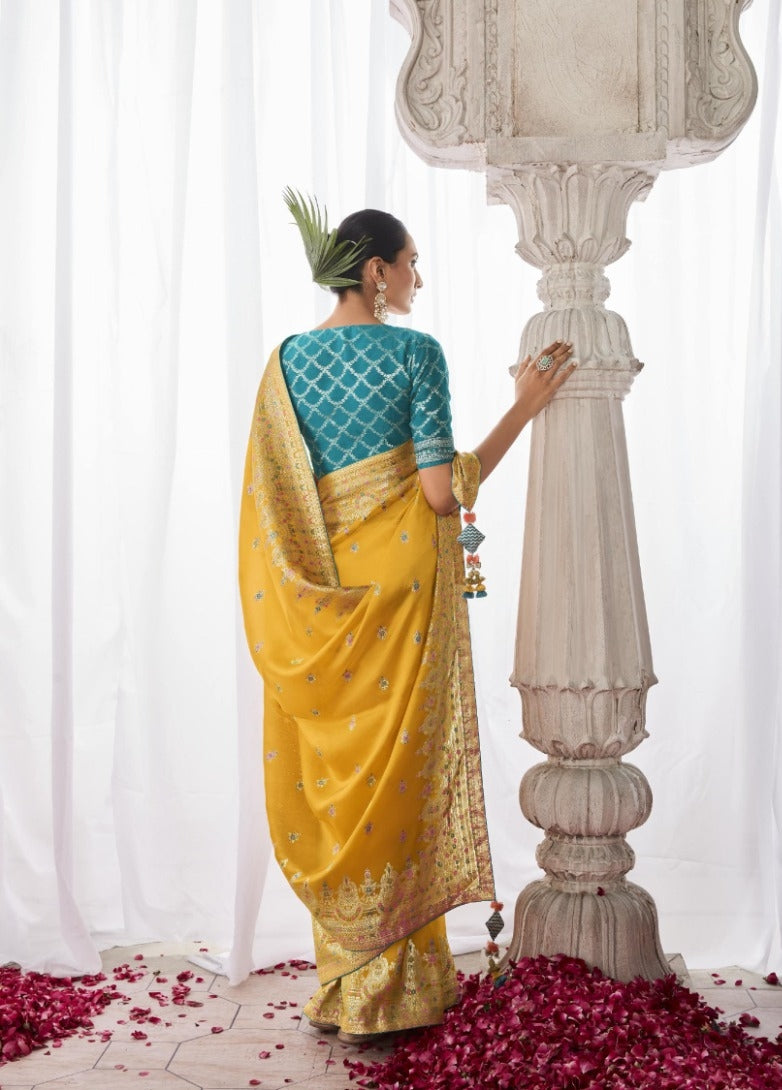 Kimora Asiana Designer Kora Silk Saree Design 254