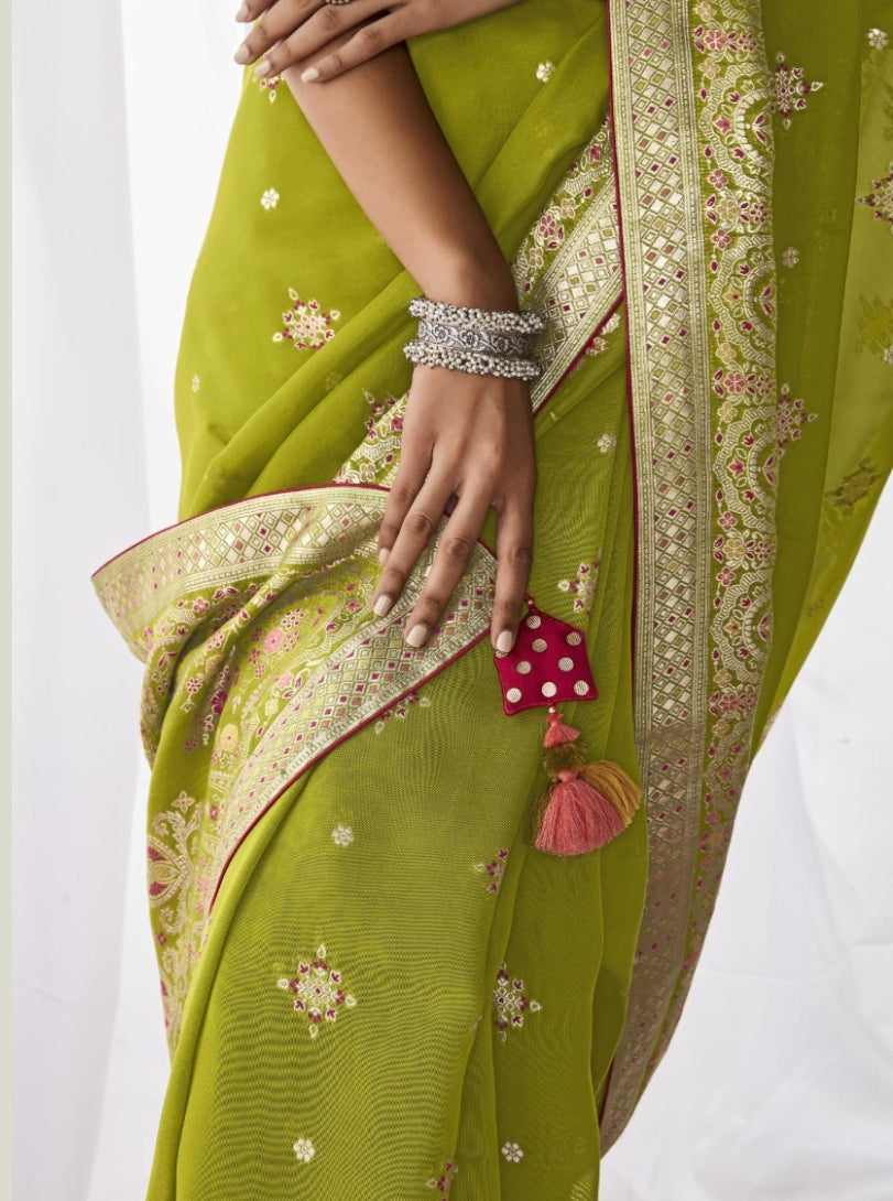 Kimora Asiana Designer Kora Silk Saree Design 252