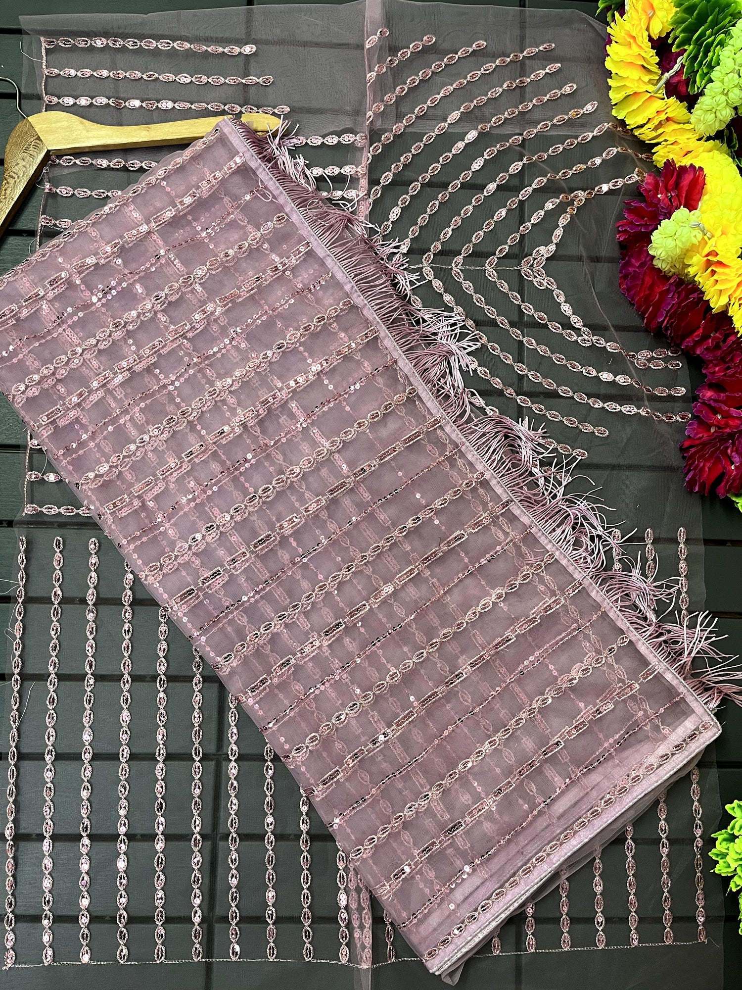 Bollywood Block Buster Sequins Saree 3384