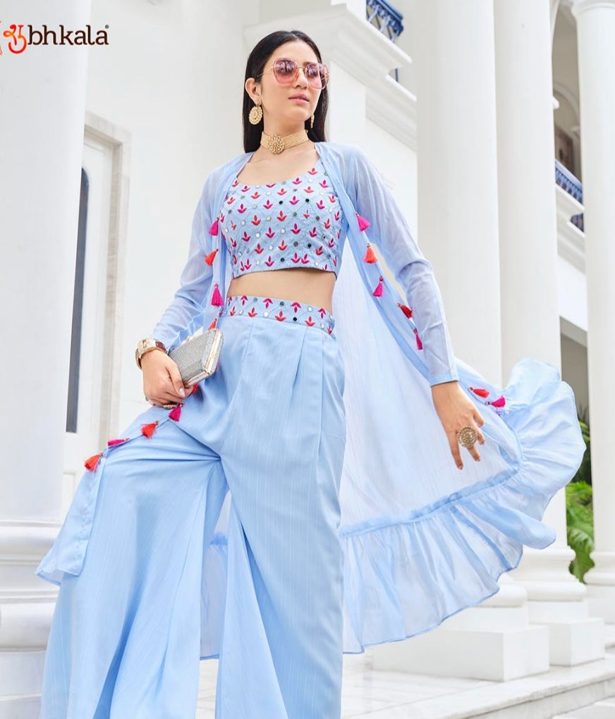 Koti Style Palazzo Co-Ords Set Style Collection Shubhkala Flory Vol 38 Weatern Wear