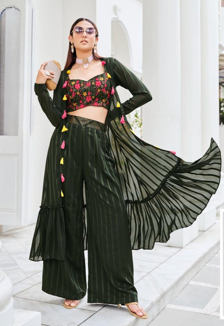 Koti Style Palazzo Co-Ords Set Style Collection Shubhkala Flory Vol 38 Weatern Wear