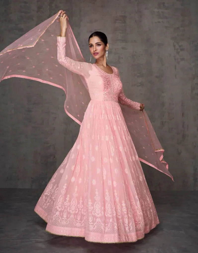 Sayuri Qurbat Series 5370-5372 Real Georgette Gown With Dupatta (2499x03)