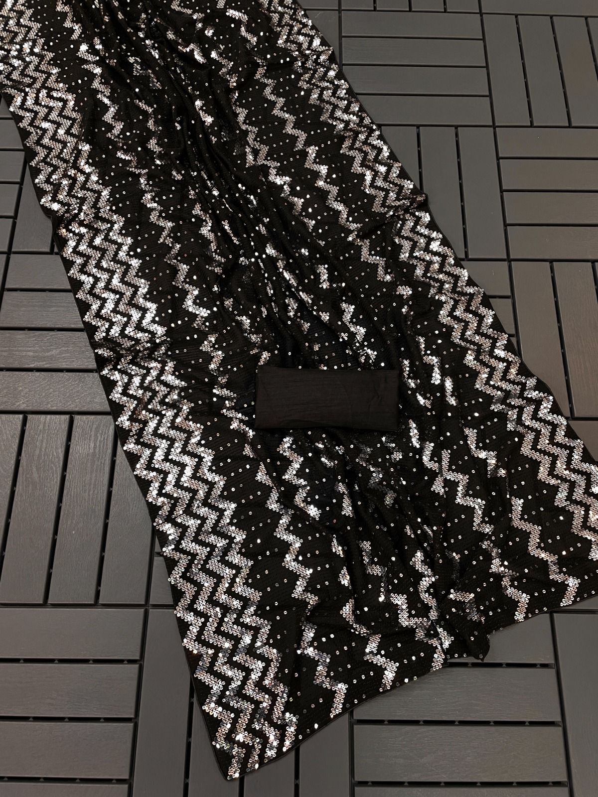 Beautiful Designer Heavy Georgette Exclusive Sequanc Saree