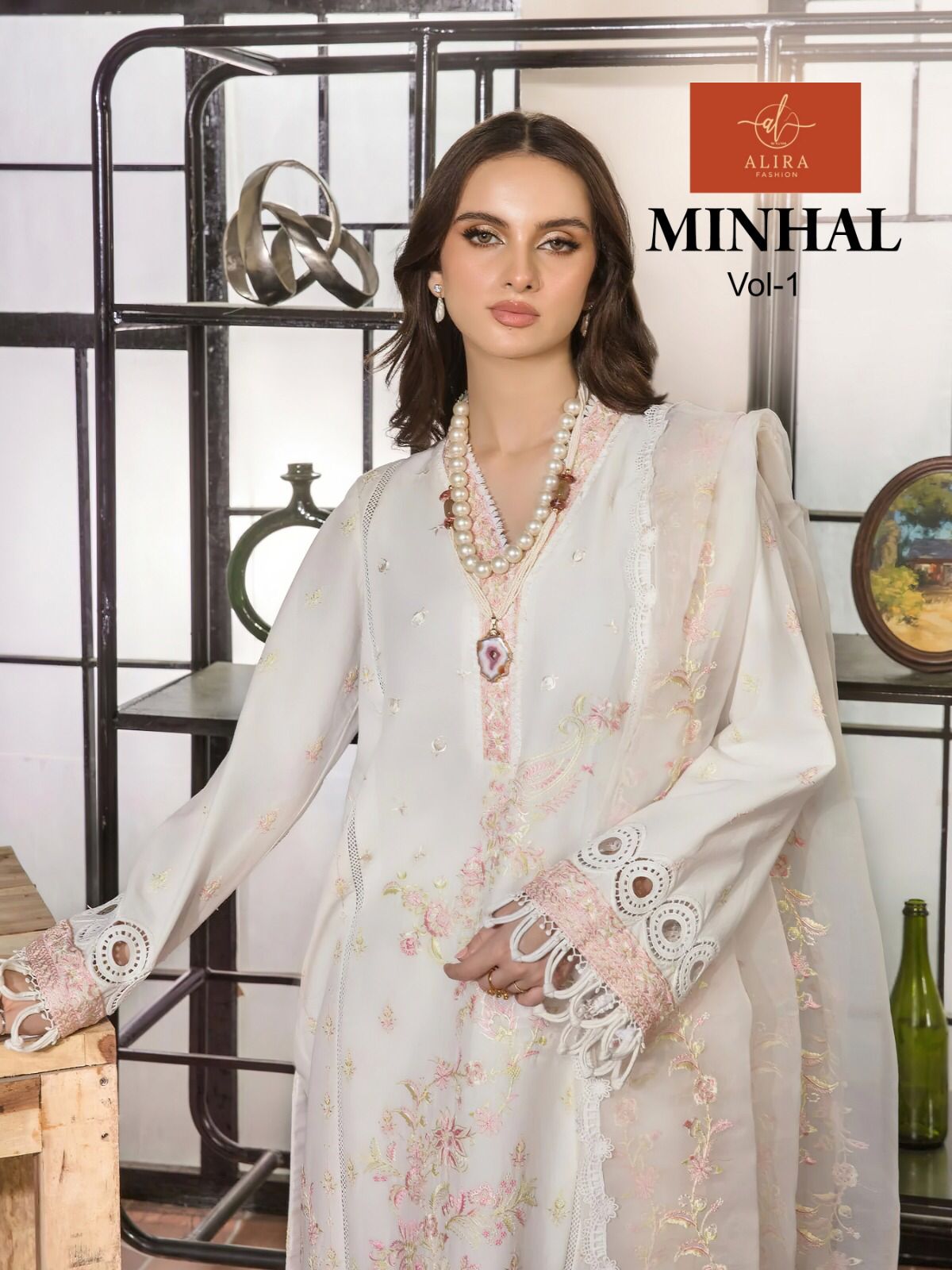 Minhal Vol-1 By Alira 56780 To 56781 Series Beautiful Festive Suits