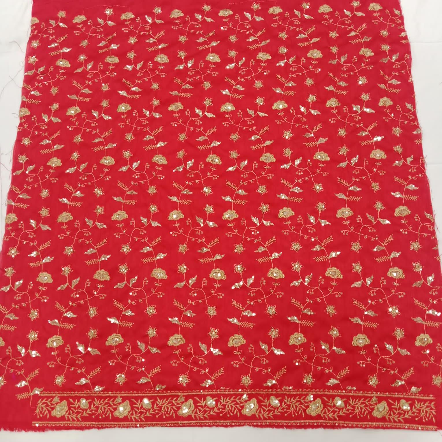 Beautiful Designer Heavy Georgette Sequanc Saree