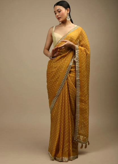 Georgette Sequence Saree