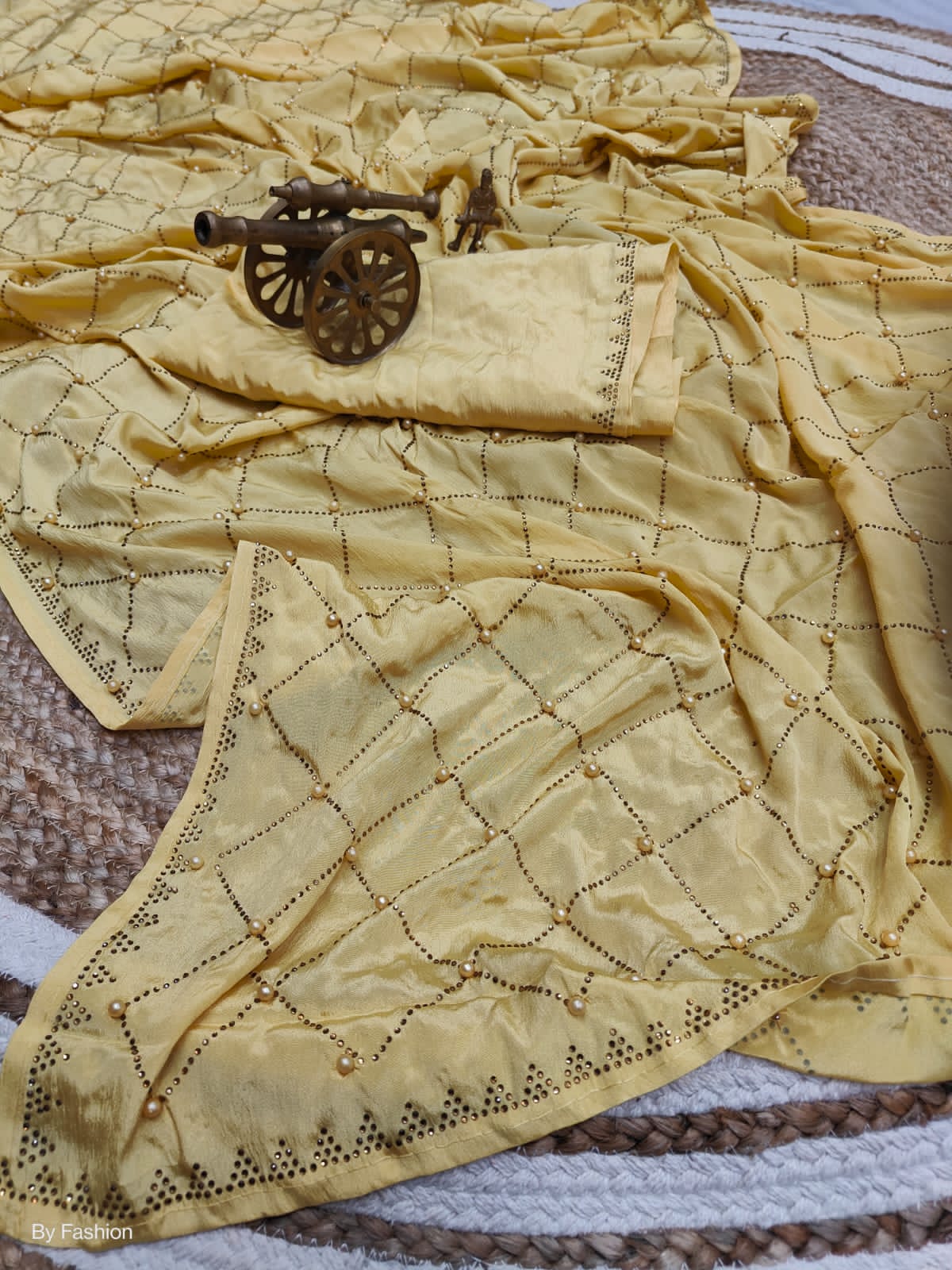 Beautiful Designer Heavy Georgette Sequanc Saree