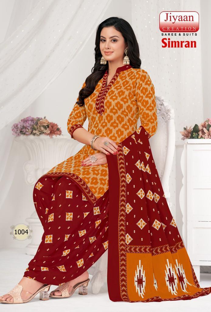 Jiyaan Simran Cotton Dress Material (340x10)