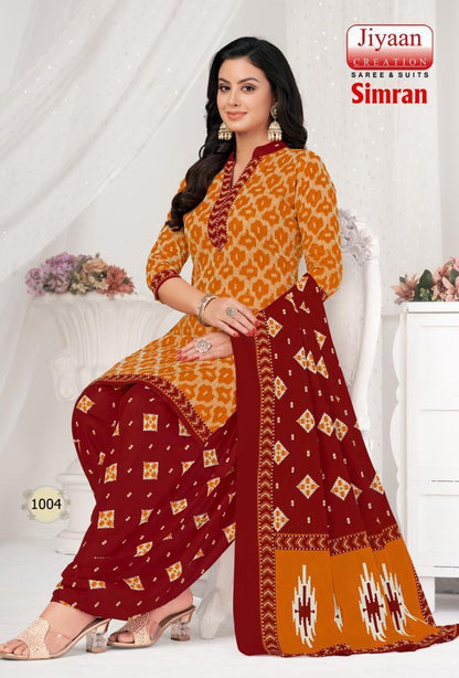 Jiyaan Simran Cotton Dress Material (340x10)