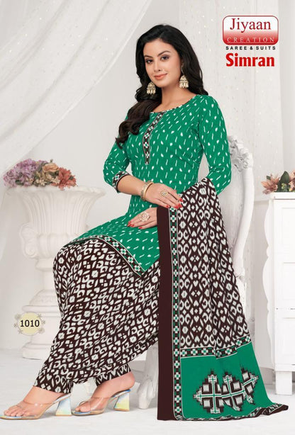 Jiyaan Simran Cotton Dress Material (340x10)