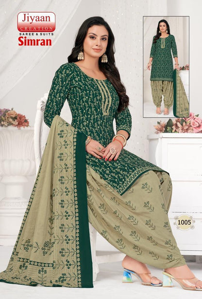 Jiyaan Simran Cotton Dress Material (340x10)