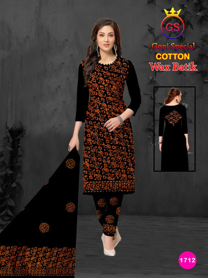 GS Cotton Wax Batik Pure Cotton Suit (410x10)